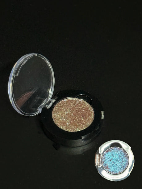 Single Chameleon Eyeshadow Matte Powder Metallic Highgloss Glitter Shimmer Longlasting Combined by Self Gift Disk
