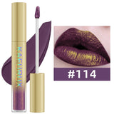 14 Colors Bold Intense Glitter Metallic Lip Gloss Pearlescent Lip Tint,Long Lasting Liquid Lipstick Makeup Gifts for Women Red