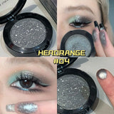 Smoked Blue Sparkling Shiny Eyeshadow Cream Monochrome Eye Shadow Metallic Purple Green Diamond Brightening Glitter Highlighter