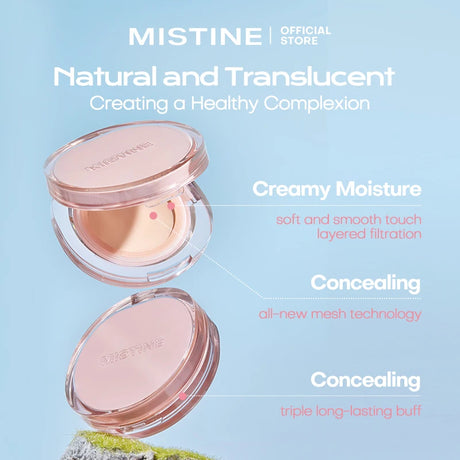 1-Piece Mistine Foundtion Air Cushion With Natural Dewy Finish