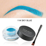 HANDAIYAN Colorful Eyebrow Cream Gel High Pigment Brows Tint Waterproof Long lasting Eye Brow Dye With Brushes Decorate Cosmetic