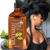 Organic Cold Pressed Mustard Hair Oil - Hyaluronic Acid & Vitamin Infusion, Deep Nourishment, Winter Hydration Therapy