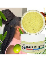 GZE 3 in 1 Hair Butter Nourishing Cream with Rosemary, Argan & Jojoba Oils for Deep Conditioning, Frizz Control, Stong Hair Root