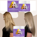 100ml Purple Hair Mask Deep Conditioner For Blonde, Silver And Gray Hair, Keratin Hair Mask Nourish Repair Damaged and Dry Hair