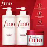 Fino Shampoo Conditioner 550ml Oil Control Volumizing Smooth Hair Mask Repair Dry Damaged Hair Moisturizing Nourishing Treatment
