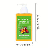 Organic Batana Oil Shampoo: Soothing Scalp, Intense Repair & Nourishing with Rosemary Extract for All Hair Types