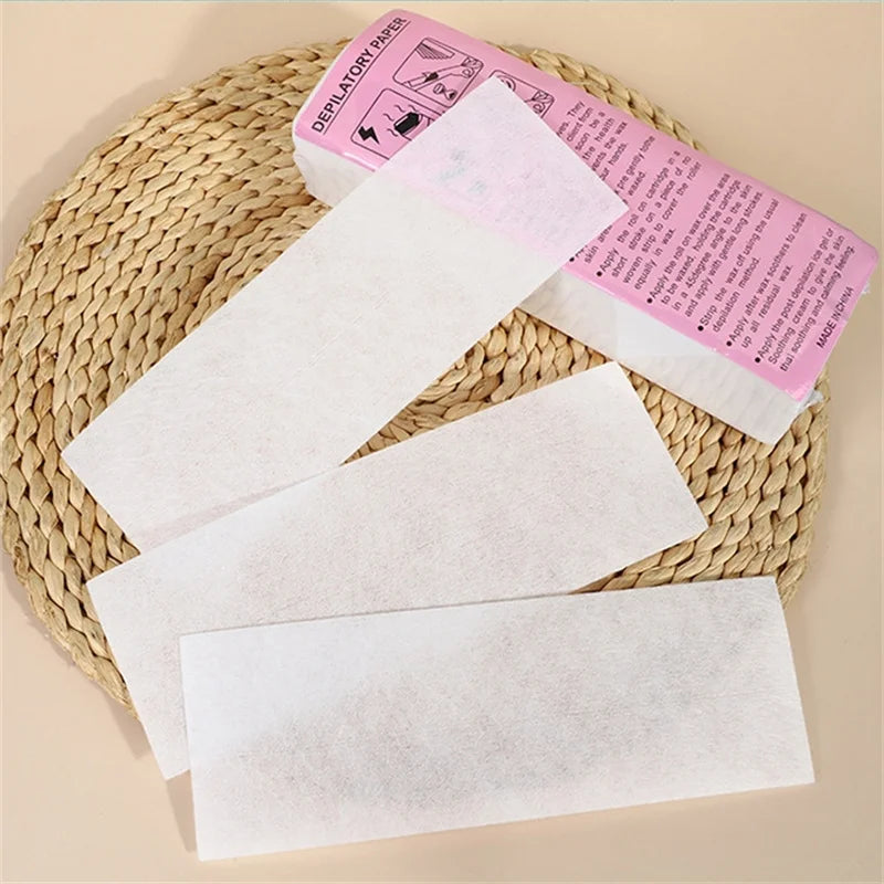 1 Roll 50m 100m Nonwoven Wax Strips For Hair Removal Body Cloth Hair Remove Wax Paper Rolls Hair Removal Epilator Beauty Salon