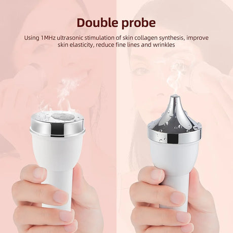 Ultrasound Skin Care Beauty Machine Skin Anti Aging High Frequency Face Eye Massager Ultrasonic Beauty Women SPA Device