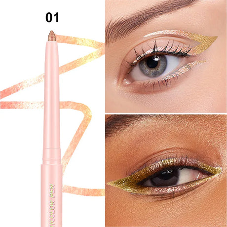 Color-Changing Eyeshadow Stick Multi Chrome Eyeliner Waterproof