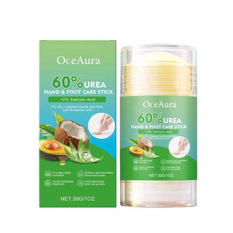 Hand and Foot Balm Stick with Beeswax for Dry Cracked Skin Soothing Repairing Rough Heels Hands Non Greasy Travel Size 30g