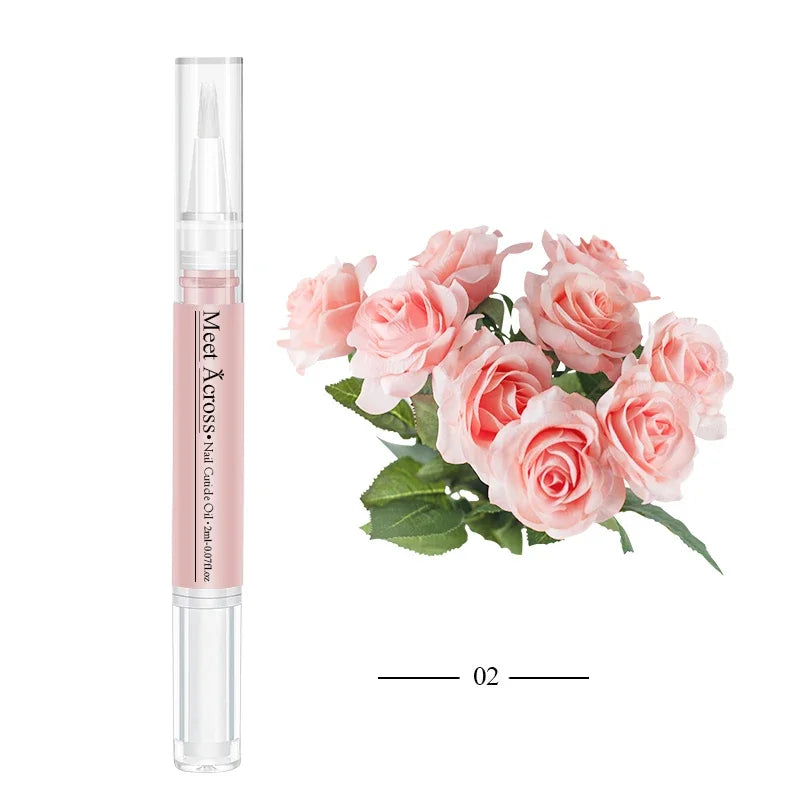 Nail Nutrition Oil Pen Nail Strengthener for Thin Nails And Growth 6 Smells Nail Treatment Cuticle Revitalizer Oil Manicure Nail
