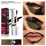 Black Brown Peel Off Lip Stain Transfer Proof Non-stick Cup Natural Lipgloss Lasting Waterproof Matte Tear-off Lip Tint Cosmetic
