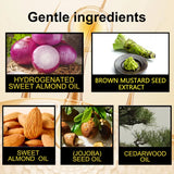 Organic Cold Pressed Mustard Hair Oil - Hyaluronic Acid & Vitamin Infusion, Deep Nourishment, Winter Hydration Therapy