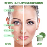 Green Tea Mud Mask Natural Skincare Deeply Cleansing Pore Nourishing Clay Face Mask Face Skin Care Cleaner 100g