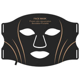 7 Color LED Face Mask with Neck Wireless Portable Red Light Therapy for Anti-Aging, Wrinkles, Skin Rejuvenation, Home Use