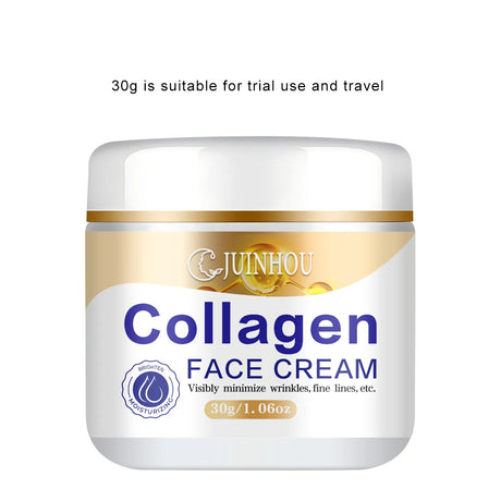 JUINHOU Collagen Retinol Face Cream Moisturizer Brighten Skin Elasticity Improving Soothing Face Skin Suitable for Daily Skincar
