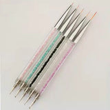 5Pcs Nails Art Dotting Pen Nails Brushes For Nails Art Accessories Tools Kits Nail Supplies For Professionals Manicure Set