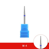 Diamond Ceramic Nail Drill Bits Milling Cutter For Manicure Left Right Rotary Cuticle Files Buffer DIY Nails Accessories Tools
