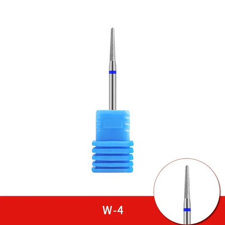 Diamond Ceramic Nail Drill Bits Milling Cutter For Manicure Left Right Rotary Cuticle Files Buffer DIY Nails Accessories Tools