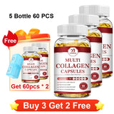 YIMIDUK Multi Collagen Peptides 1500mg Capsules, Supports Skin, Hair, Nails, Joint & Bone Health, Digestion & Daily Vitality