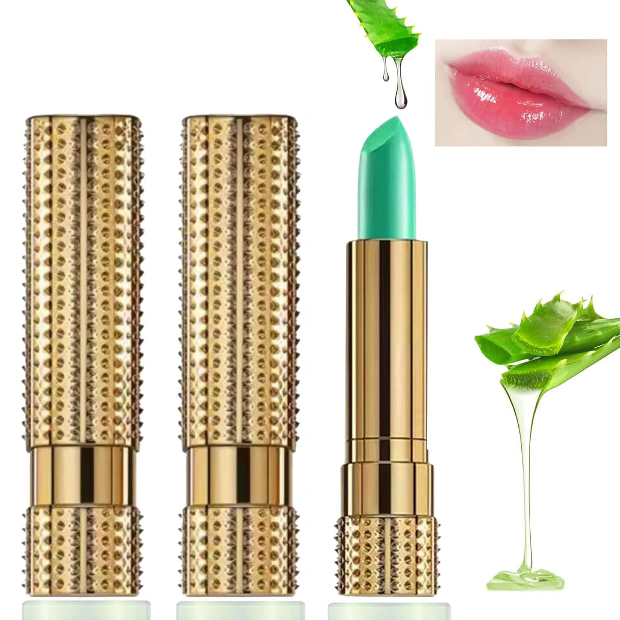 Color Changing Magic Lipstick Lip Temperature Balm Long Lasting Nutritious Moisturizing Waterproof Lip Gloss Matte Makeup