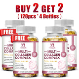 Buy 1 Get 1 Free! Advanced Multi Collagen Complex Supplement, Support Joint Pain Relief, Cartilage Repair & Skin Whitening