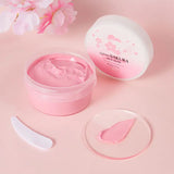 LAIKOU Japan Sakura Clay Mask Deep Cleansing Skin Mud Korean Face Mask Oil Control Shrink Pores Skin Care 80g