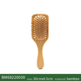 Bamboo Hair Brush Women Styling Hair Comb Hairbrush Wide Teeth Bamboo Combs for Hair Smooth  Massage Scalp Brush Barber Comb