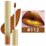 14 Colors Bold Intense Glitter Metallic Lip Gloss Pearlescent Lip Tint,Long Lasting Liquid Lipstick Makeup Gifts for Women Red