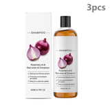 Red Onion Hair Growth Shampoo Against Hair Loss Products Strengthening Hair Follicle Lightweight Cinnamon Rosemary Oil Shampoo