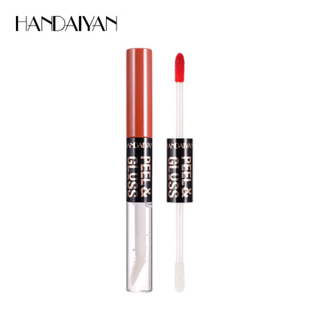 HANDAIYAN Matte Peel-Off Lip Stain Waterproof Transfer-Proof & Moisturizing 2-in-1 | Long-Lasting Lip Gloss & Lipstick