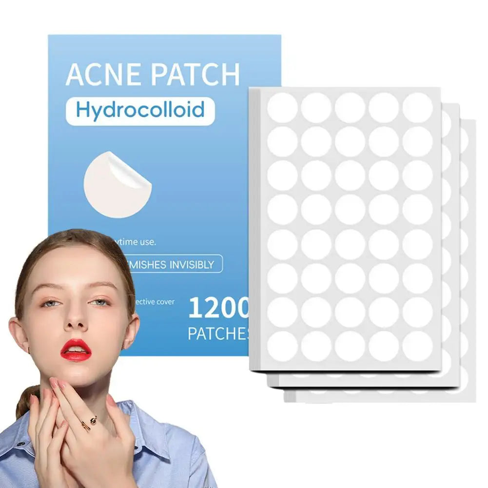400/800/1200Pcs New Clear Pimple Patch Acne Absorbing Cover Patch Acne Dots Patches Moisturizes For Covering Zits And Blemishes