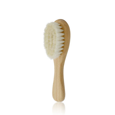 Baby Wood Brush Comb Beech Soft Wool Newborn Comb for Head Massager Baby Cleaning Shower Pure Natur Hairbrush Baby Care