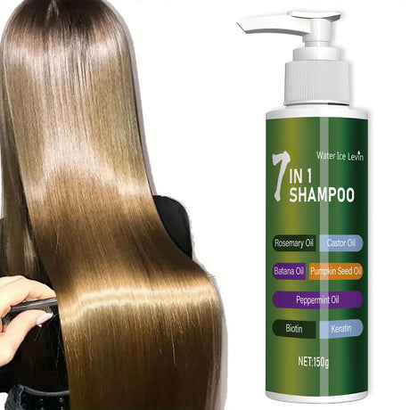 7-in-1 Shampoo, Rich in Foam and Easy to Rinse, Removes Dandruff, Reduces Hair Breakage, Long-Lasting Oil Control, Super Volumizing, Strengthens Hair, Repairs Split Ends, Makes Hair Thicker and Softer