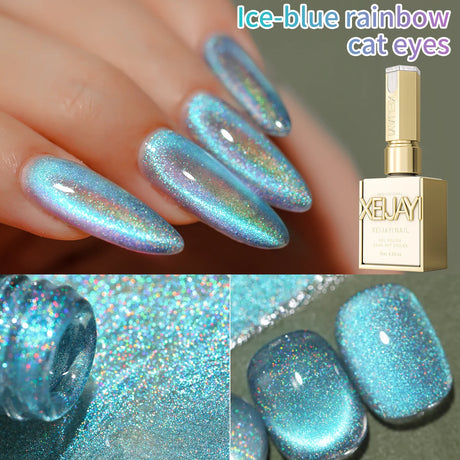 XEIJAYI 15ML Cat Eye Nail Polish Gel Phototherapeutic Gel Soak Off Nail Magnetic Gel Polish Nail Art DlY For Salon At Home