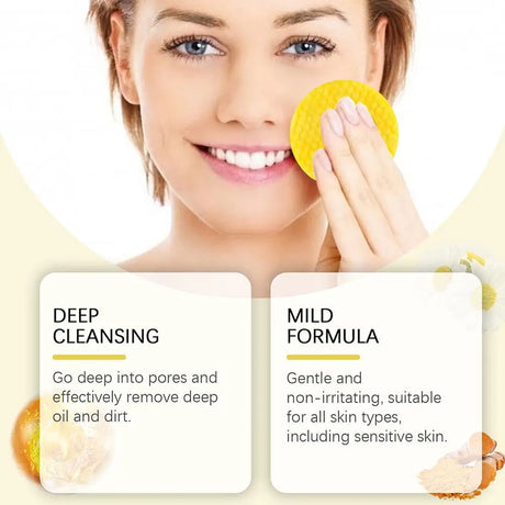 Turmeric Kojic Acid Cleansing Pads 40 Counts, Turmeric Face Scrub Pads Exfoliating Face Body To Help Balance Skin Oil And Water
