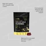 Himalayan Shilajit Gold 60 Gummies Minerals Formula Supports Energy Boost & Body Vitality Natural Nutritional Dietary Supplement