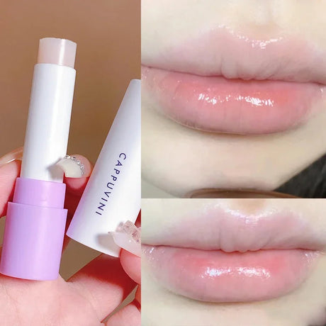 1/3 Pcs Fruity Lip Balm Moisturizing Lip Gloss Nature Nourishing Temperature Change Color Lipstick Cute Jelly Tinted Lip Care