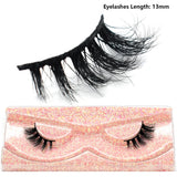 Half Lashes Short Mink Eyelashes Fluffy Soft False Eyelashes Wispy Cross Strip Eye Lashes Natural Mink Eyelash Extension Makeup