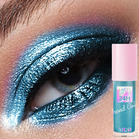 1PC Metallic Waterproof Liquid Eyeshadow-High Shine Long-Lasting & Smudge-Proof Korean Makeup Set Glitter Eye Shadow Cosmetics