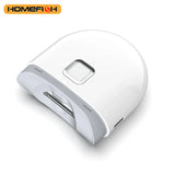 Rechargeable Electric Nail Trimmer with LED Light – Auto Filing & Smoothing Cutter for Baby & Adult Nail Care