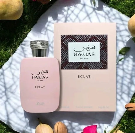 Rasasi Hawas Eclat for Women Eau de Parfum Spray, 3.4oz, Floral Fruity Perfume