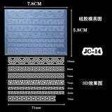 1pc Butterfly Sweater Snowflake 3D Acrylic Mold  Photo Frame  Silicone  Nail Art   Nails DIY  Nail Art Templates Nails  Mold