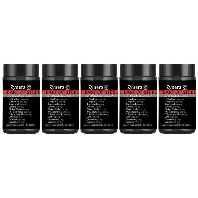 Natural Muscle Builder Enlargement Pills Men's Energizer, Increase Size & Stamina, Enhance Endurance Tablets, Testosterone Boost