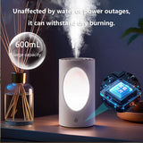 600ml Portable Aroma Diffuser With Colorful LED Lights Battery Rechargeable Wireless Air Humidifier For Bedroom Office
