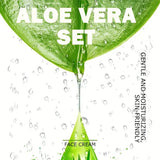 45g Aloe Vera Facial Firming Cream, Natural Aloe Vera Essence, Gentle and Skin-Friendly, Effectively Reduces Fine Lines, Tightens Skin, and Moisturizes Skin