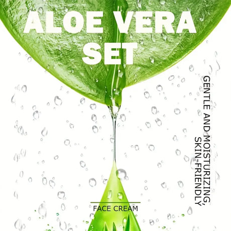 45g Aloe Vera Facial Firming Cream, Natural Aloe Vera Essence, Gentle and Skin-Friendly, Effectively Reduces Fine Lines, Tightens Skin, and Moisturizes Skin
