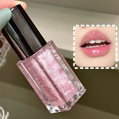 Herorange Star Shine Glitter Lip Gloss Shimmer Fine Glitter Long Lasting Moisturizing Non Sticky Glossy Lip Makeup