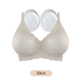 LERVANLA Artificial Silicone Breasts Forms Pads Fake Boobs Chest Women's Silicone Underwear Eexy Breast Padded Bra Becomes Big