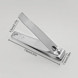 Nail Clippers Professional Metal Nail Cutter Nail Trimmer Fingernail Cutters with Nail File Sharp Manicure Tools For Adult Women